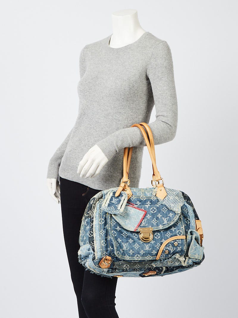 Patchwork denim bowly louis vuitton new arrivals