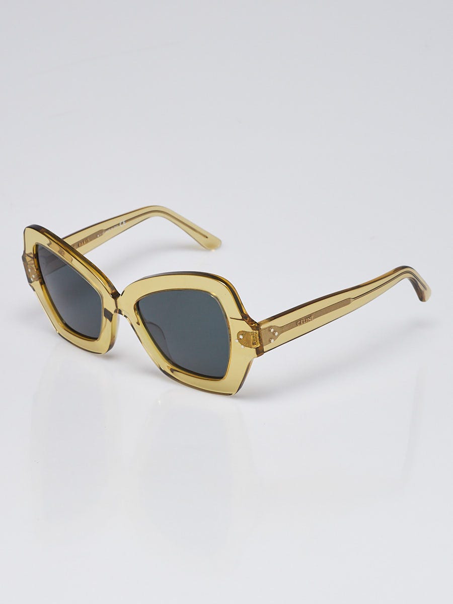Celine yellow sunglasses cheap
