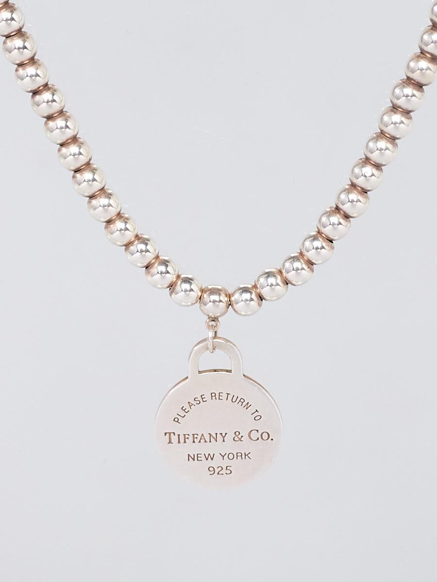 Return to deals tiffany bead necklace