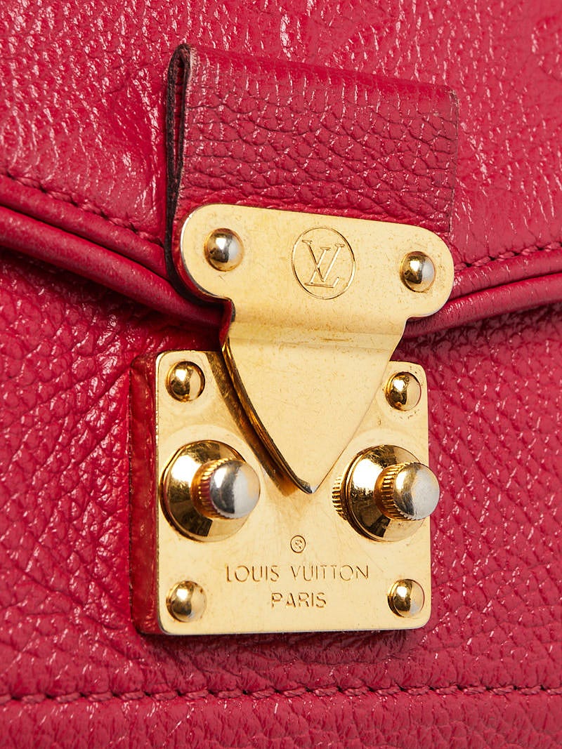 Louis Vuitton - Authenticated Saint-Germain Handbag - Leather Red for Women, Very Good Condition