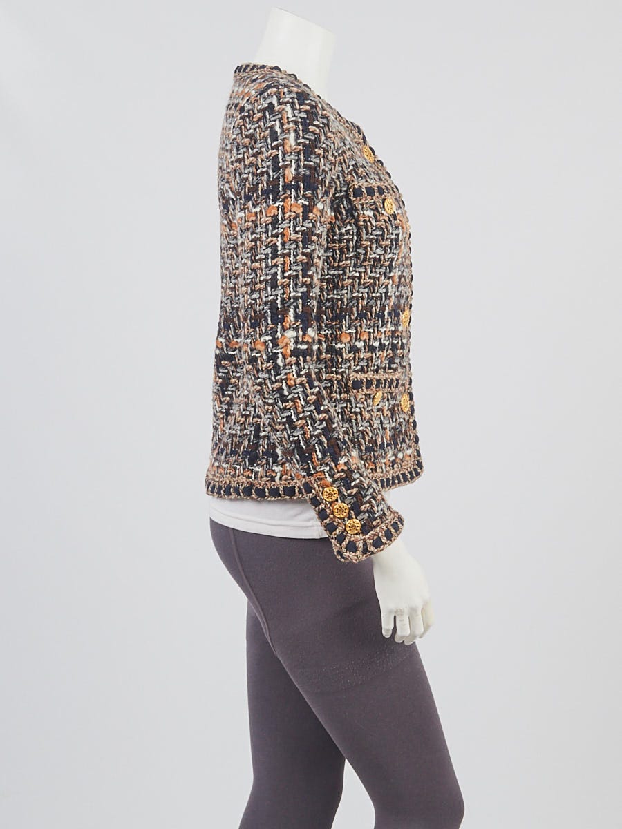 Chanel Wool Beige Tweed Long Coat – Vintage by Misty