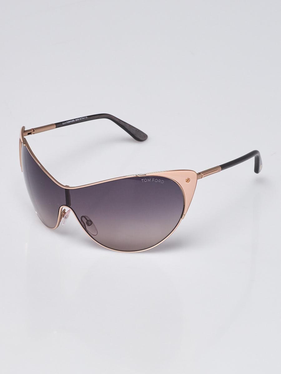 TF364 - Tom Ford Pink Acetate Oversized Shield Vanda Sunglasses - mykita  pink tinted sunglasses - Bedelia-fmedShops's Closet
