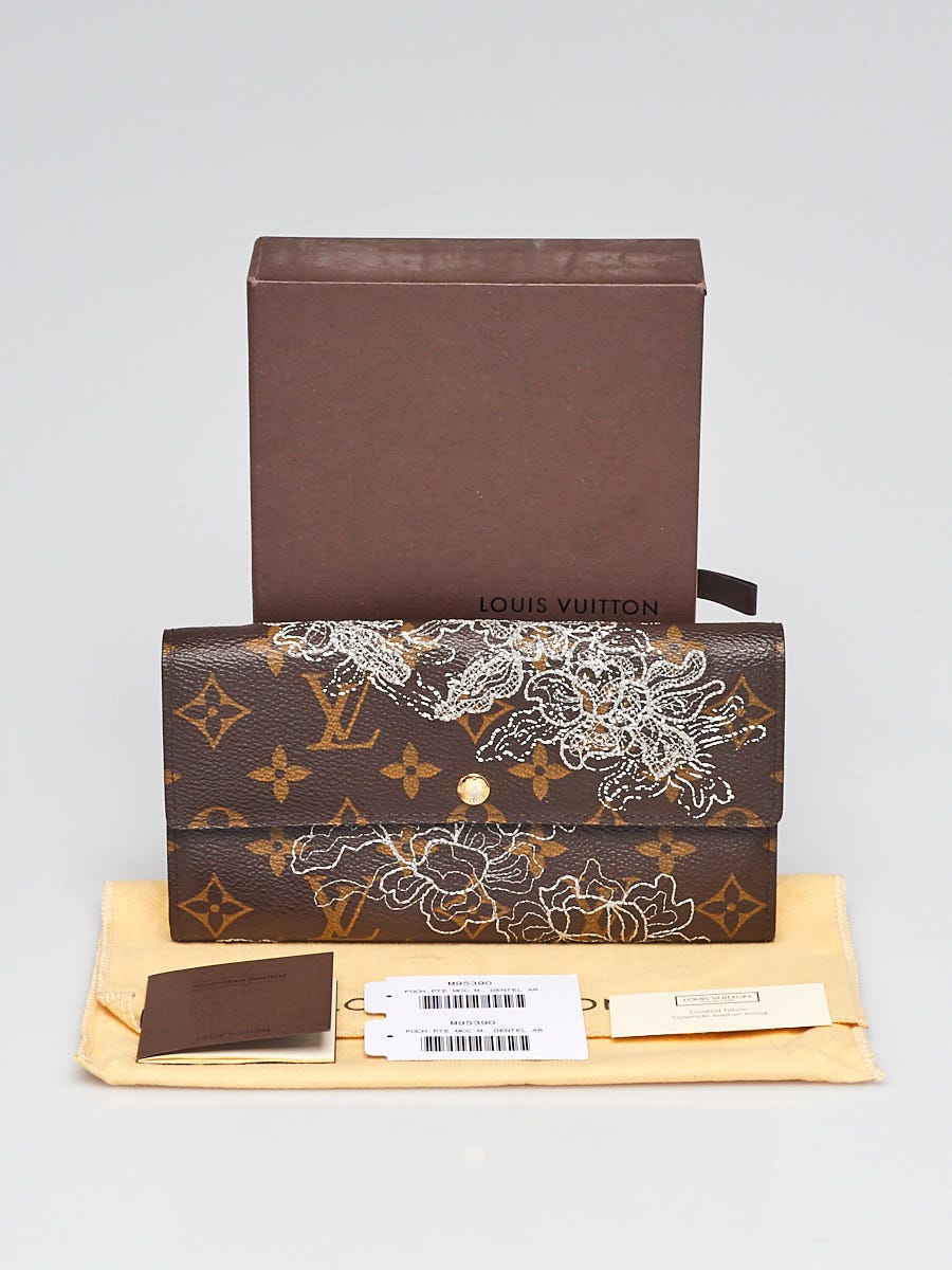 Louis Vuitton, Accessories, Authentic Louis Vuitton Limited Edition Monogram  Dentelle Sarah Wallet