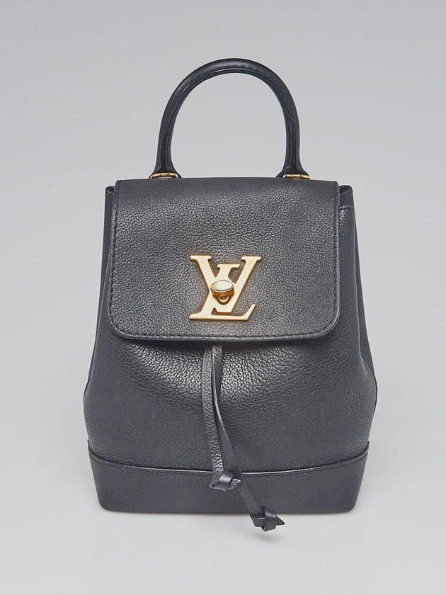 louis vuitton calfskin lockme mini backpack black replica Fair Condition Louis Vuitton Lockme Backpack Mini