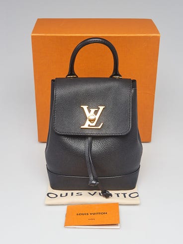 lockme backpack mini louis vuitton price Calfskin Leather Blue/Beige B+Main Material Louis Vuitton - Lockme Mini