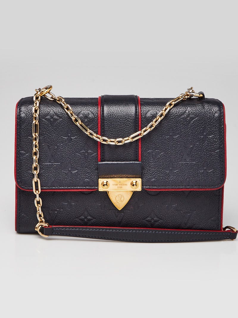Louis Vuitton Marine Rouge Monogram Empreinte Leather Sully PM Bag -  Yoogi's Closet