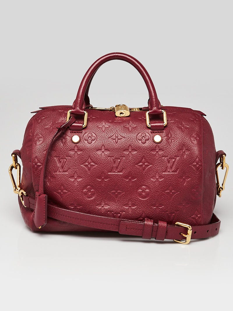 Louis Vuitton Aurore Monogram Empreinte Leather Speedy Bandoulière