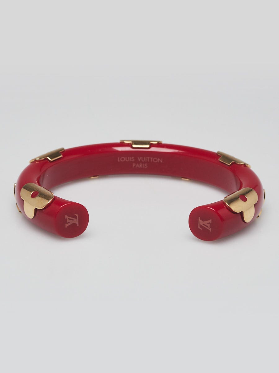 Louis Vuitton Daily Monogram Bracelet in Red