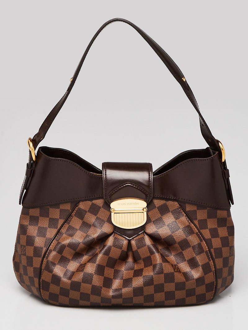 Louis Vuitton Women Sistina mm Damier Ebene Shoulder Bag Brown