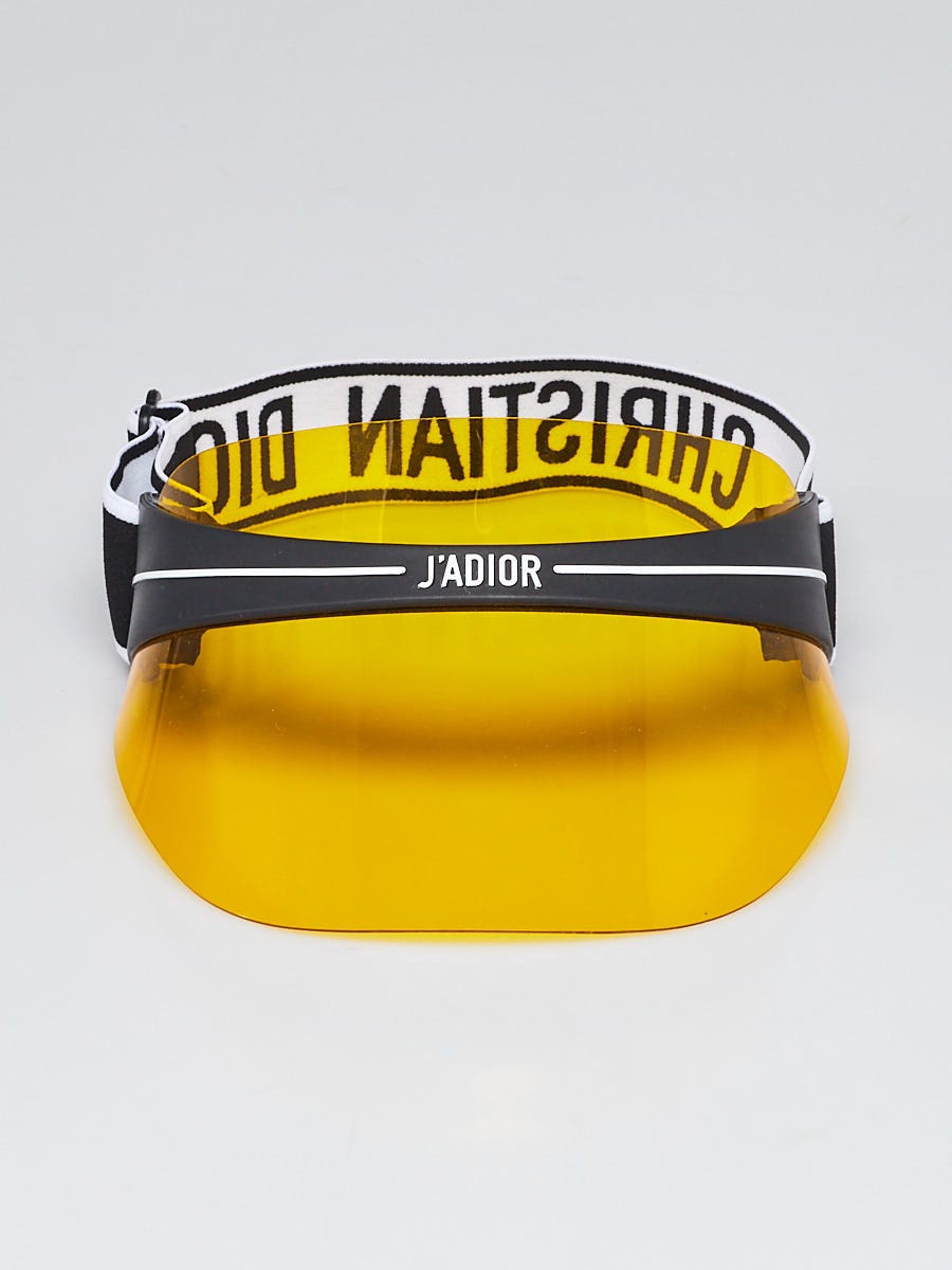 Christian Dior Black Acetate Frame and Yellow Visor Dior  display picture 1