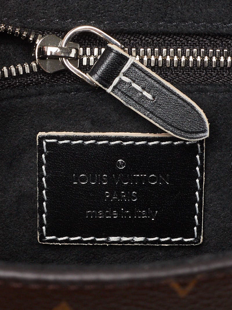 LOUIS VUITTON Calfskin Monogram Chain It Bag PM Black 1281633