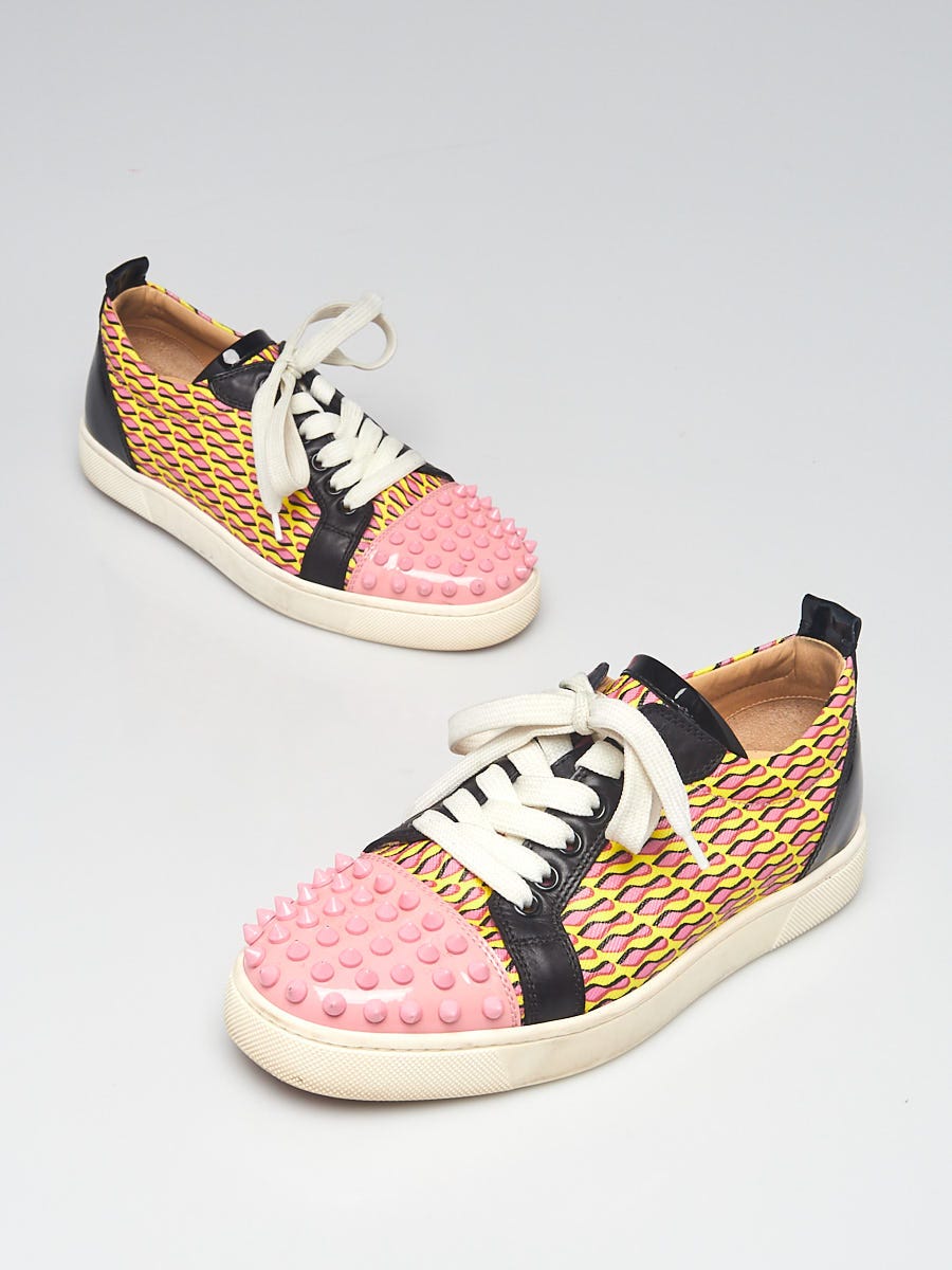 CHRISTIAN LOUBOUTIN: Louis Junior Spikes sneakers in leather