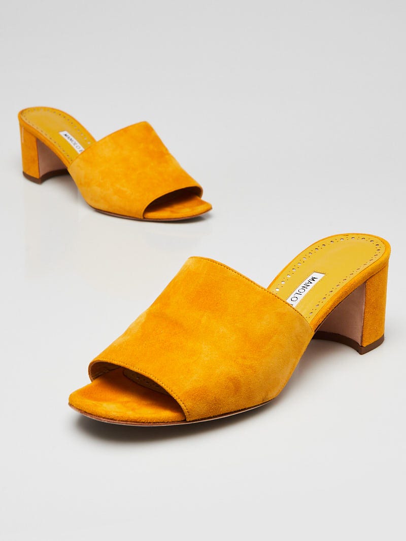 メル61857　MANOLO BLAHNIK 37.5 ローヒール　パ メル61857 MANOLO BLAHNIK 37.5 ローヒール パ Manolo Blahnik