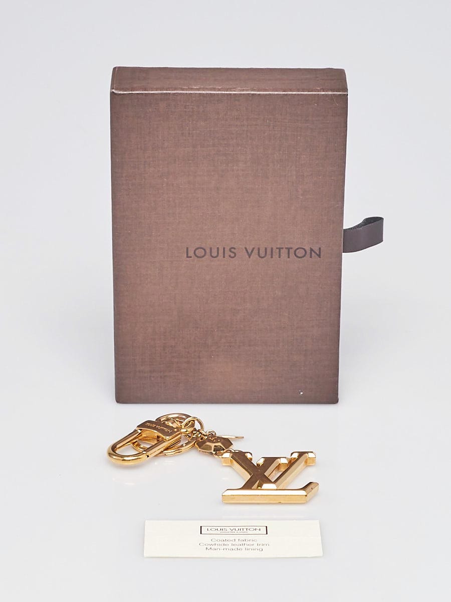 LOUIS VUITTON LOUIS VUITTON LV Facettes Key chain ring holder M65216 Gold  Plated Used M65216