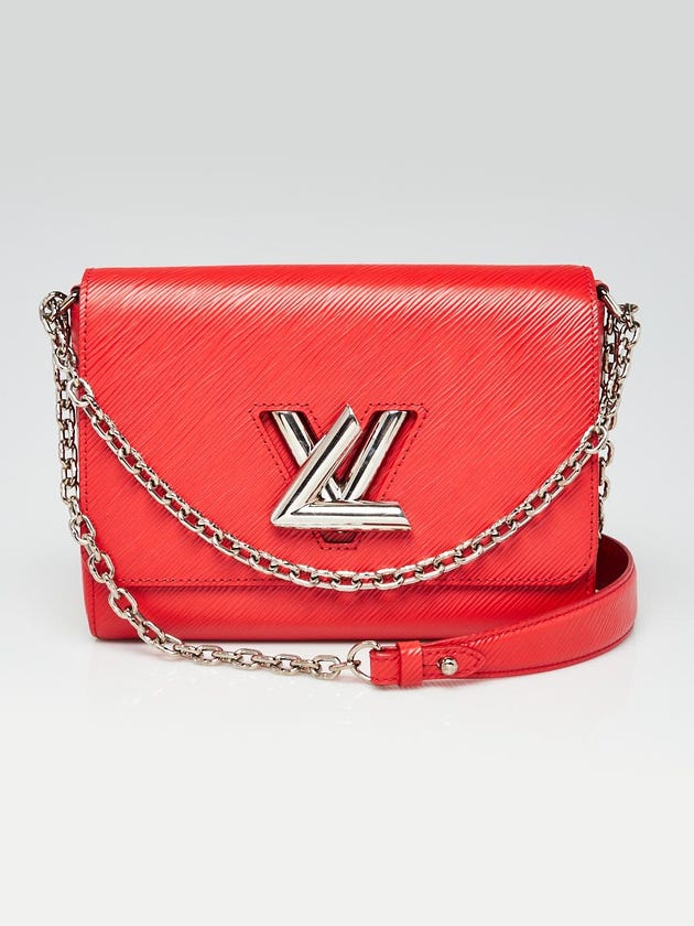 Louis Vuitton Coquelicot Epi Leather Twist MM Bag