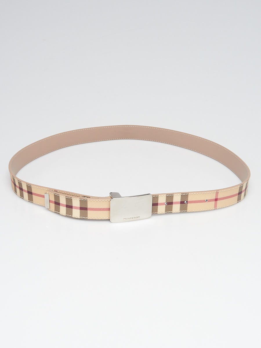 Burberry nova outlet check belt