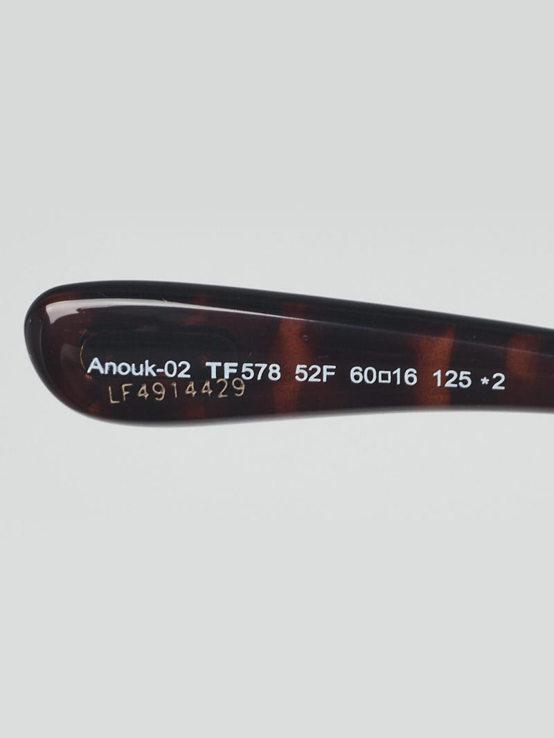 Tom Ford Tortoise Shell Acetate Oversized Frame Anouk 02