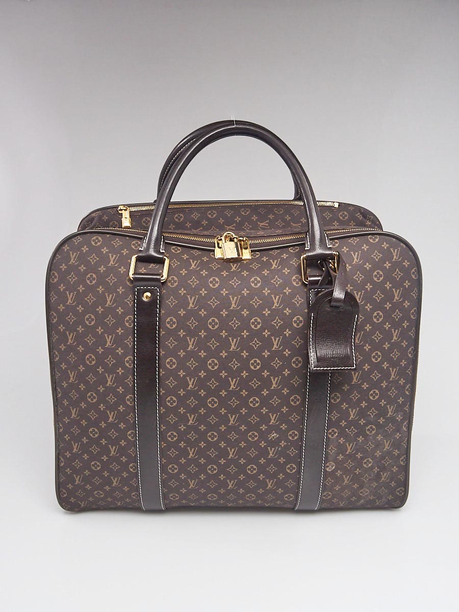 Louis Vuitton Fusain Monogram Idylle Canvas Epopee Rolling Luggage