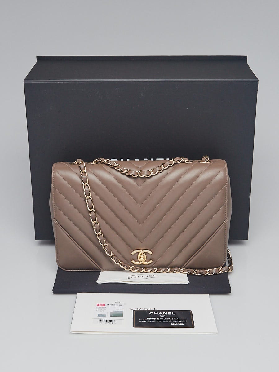 Chanel chevron statement on sale bag