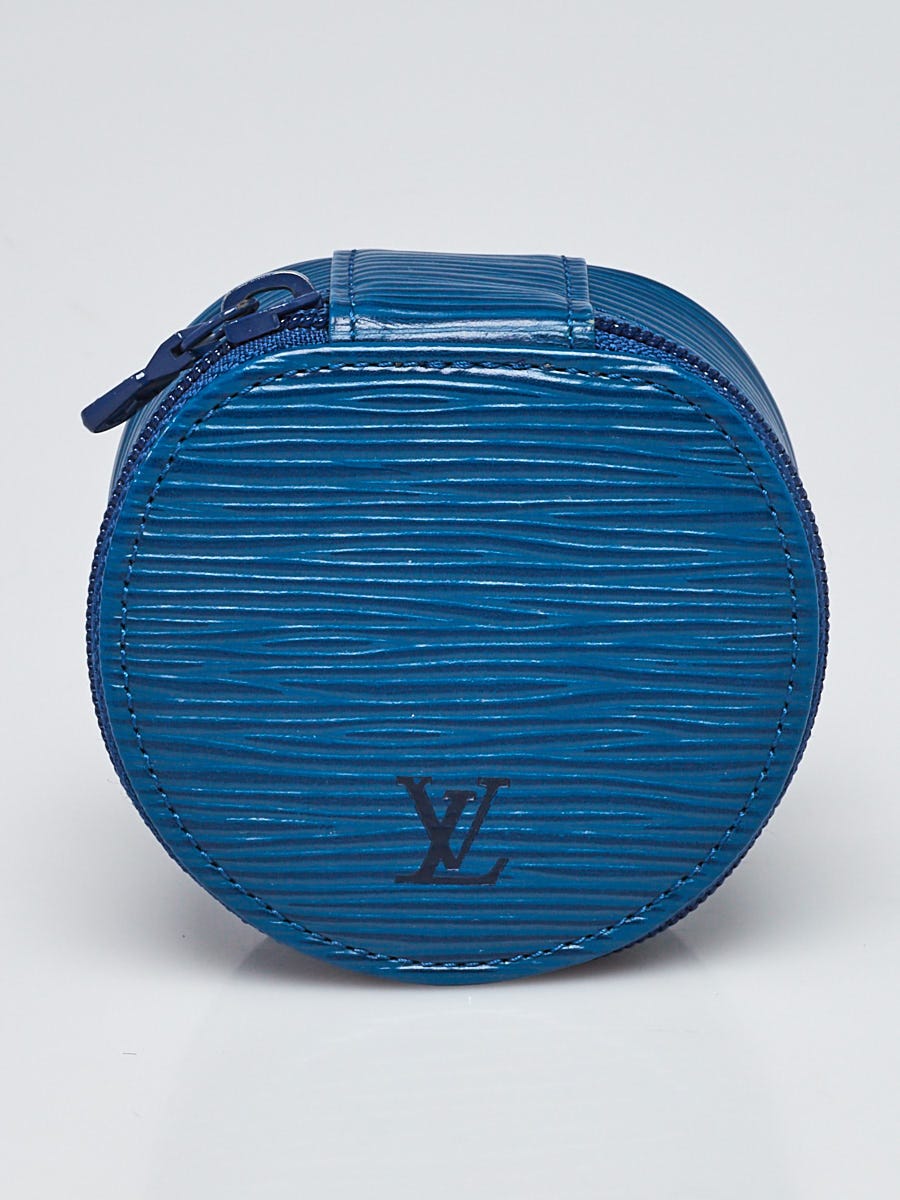 Louis Vuitton Toledo Blue Epi Leather Ecrin Bijoux Jewelry Case