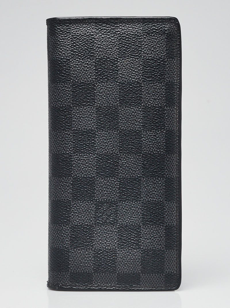 Louis Vuitton Damier Graphite Canvas Brazza Wallet - Yoogi's Closet