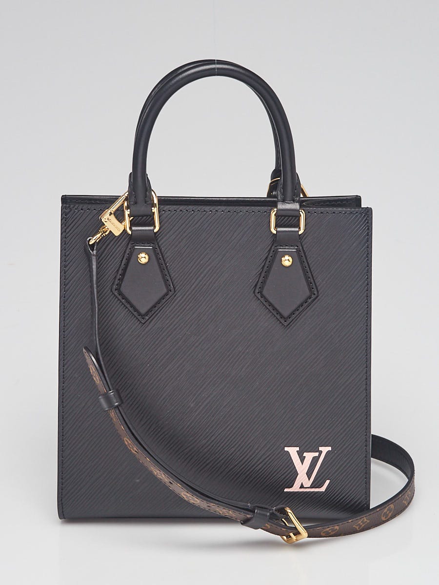 Louis Vuitton - Authenticated Plat Handbag - Leather Black For Woman, Good Condition