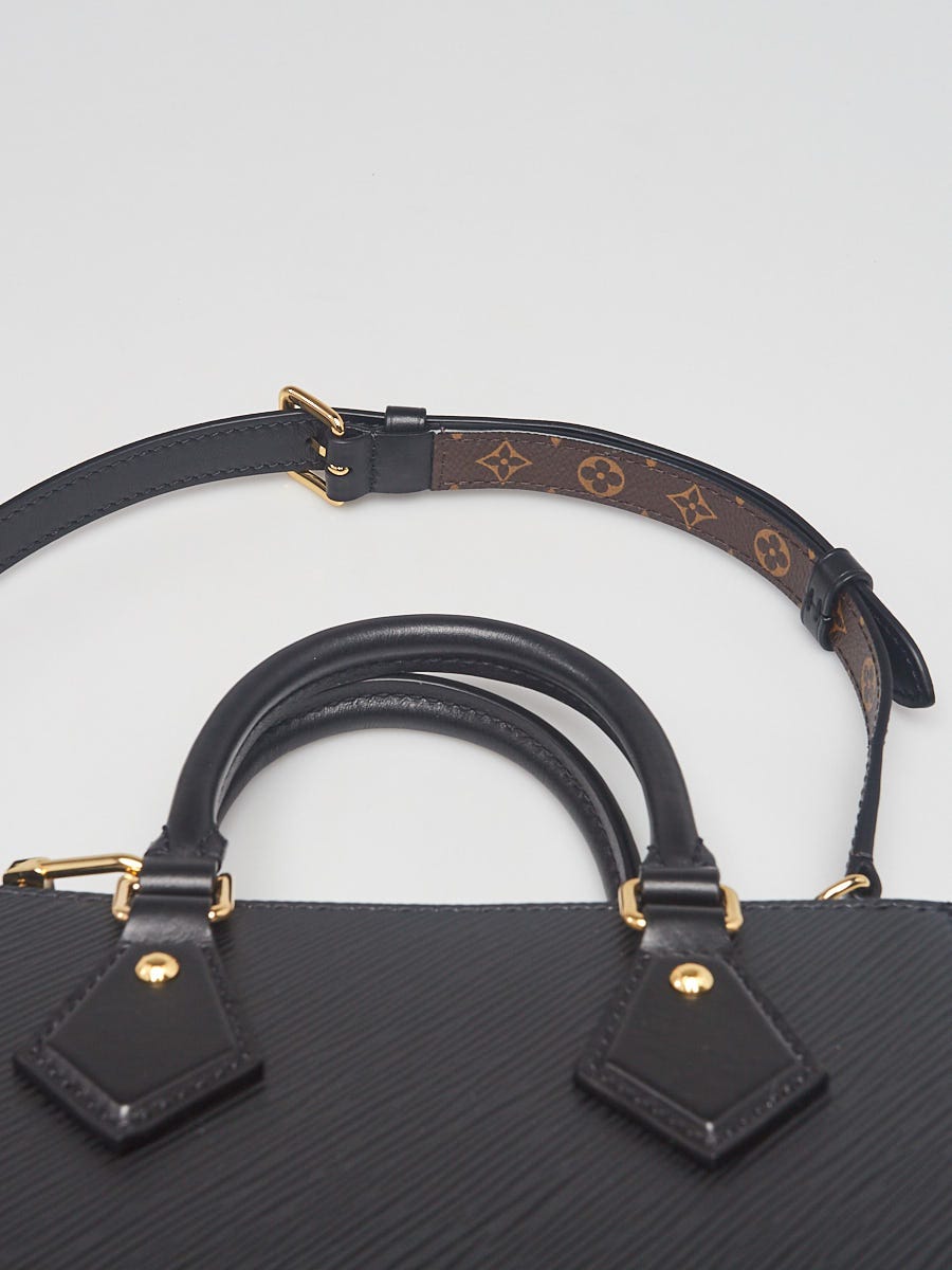 Louis Vuitton EPI Sac Plat BB, Black, One Size