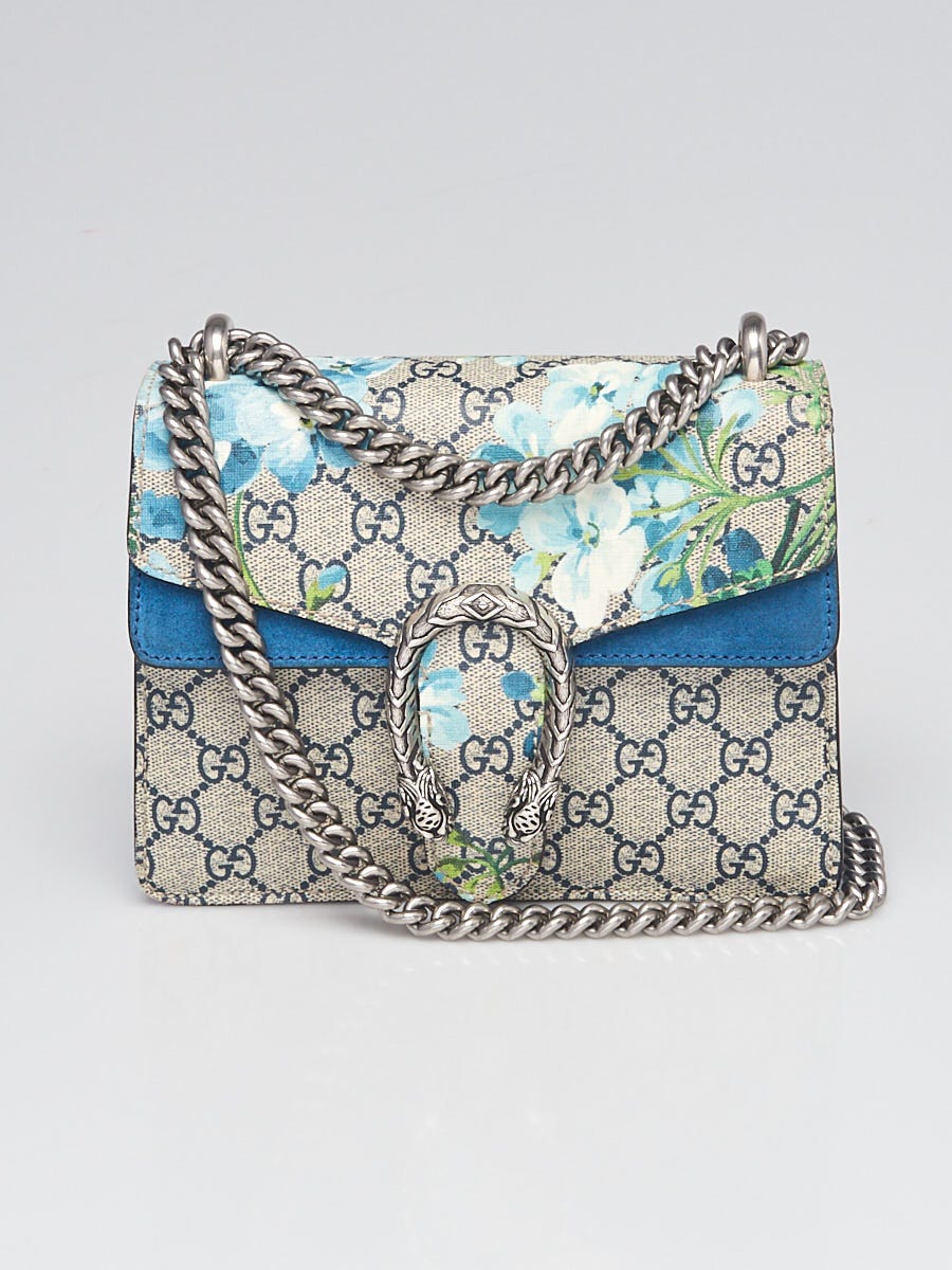 Gucci  Dionysus Mini Leather-trimmed Printed Coated-canvas Tote