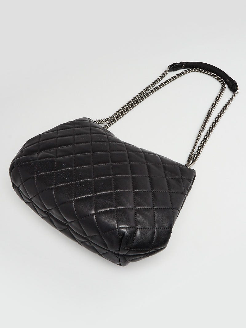Chanel Black Quilted Lambskin Leather Daily Supple Large Flap Bag - Yoogi's  Closet