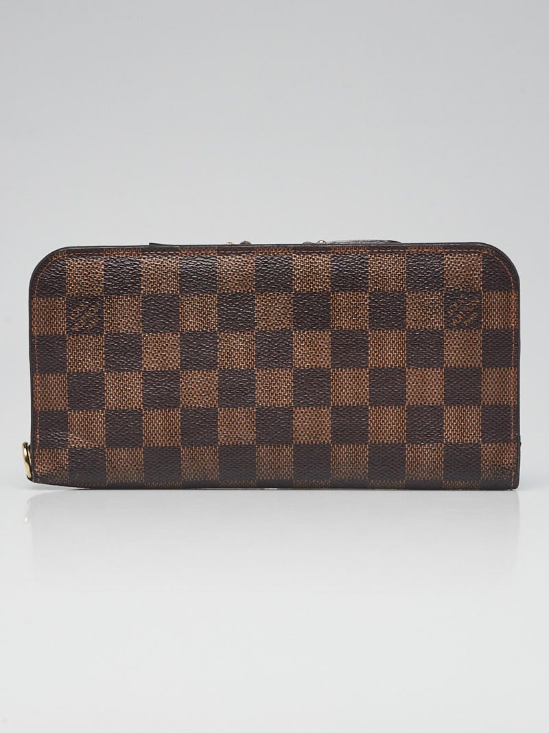 LOUIS VUITTON Insolite Damier Ebene Wallet Brown