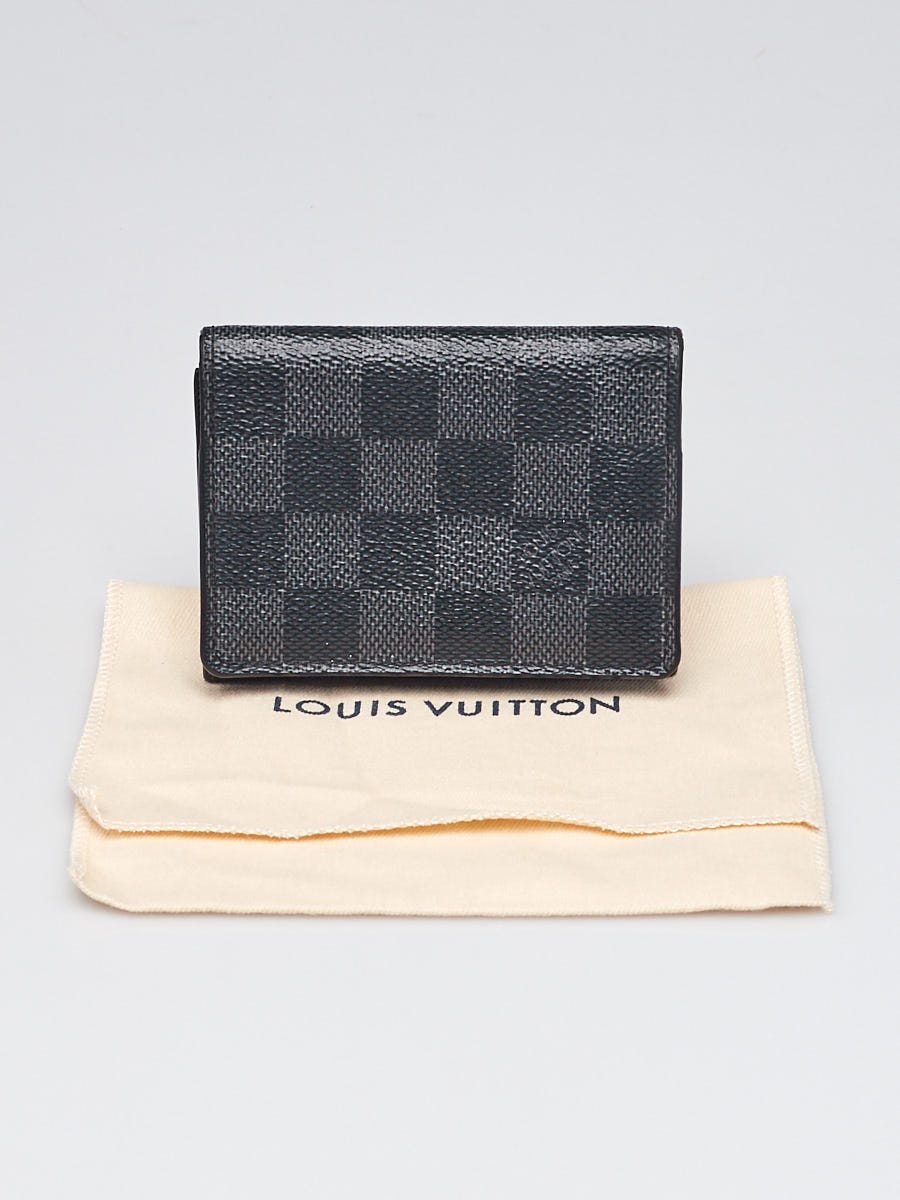 Authentic NEW Louis Vuitton Damier Graphite Envelope Business Card Holder