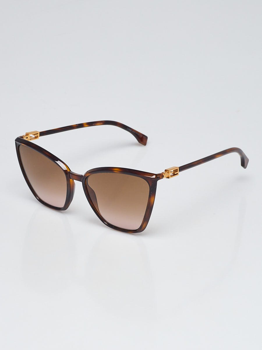 Fendi oversized cat cheap eye sunglasses