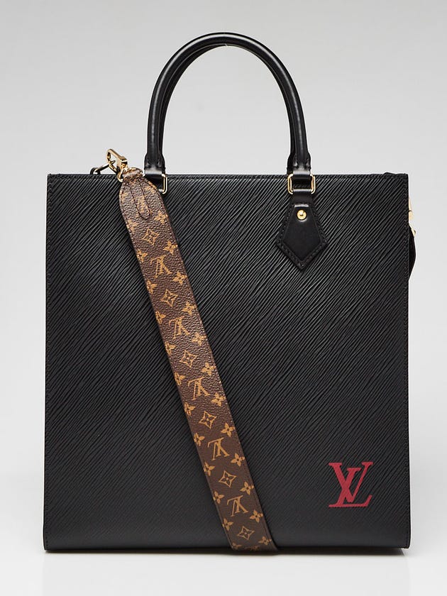 Louis Vuitton Black Epi Leather Sac Plat PM Bag