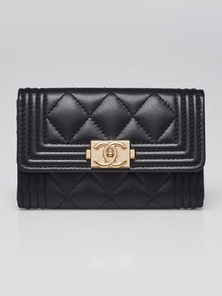 CHANEL Double Stitch Hamptons Black Quilted Calfskin Shopping Tote