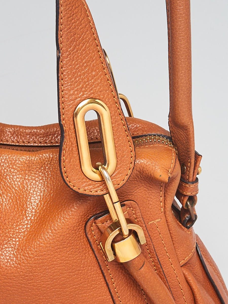Chloe Brown Leather Small Paraty Bag | Yoogi's Closet