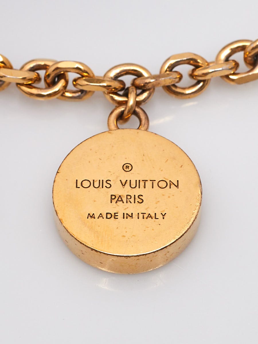 Louis Vuitton Louis Vuitton Kaleido V Keychain M67377 Metal Gold