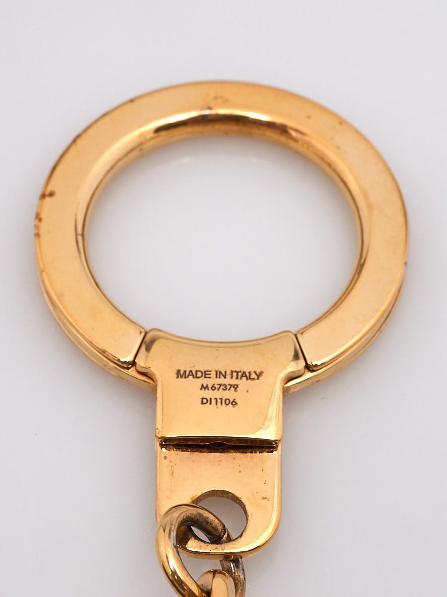 Charm Kaleido V Gold Black Silver Monogram Flower M67377 GP DI1117 LOUIS  VUITTON Key Ring Holder Padlock
