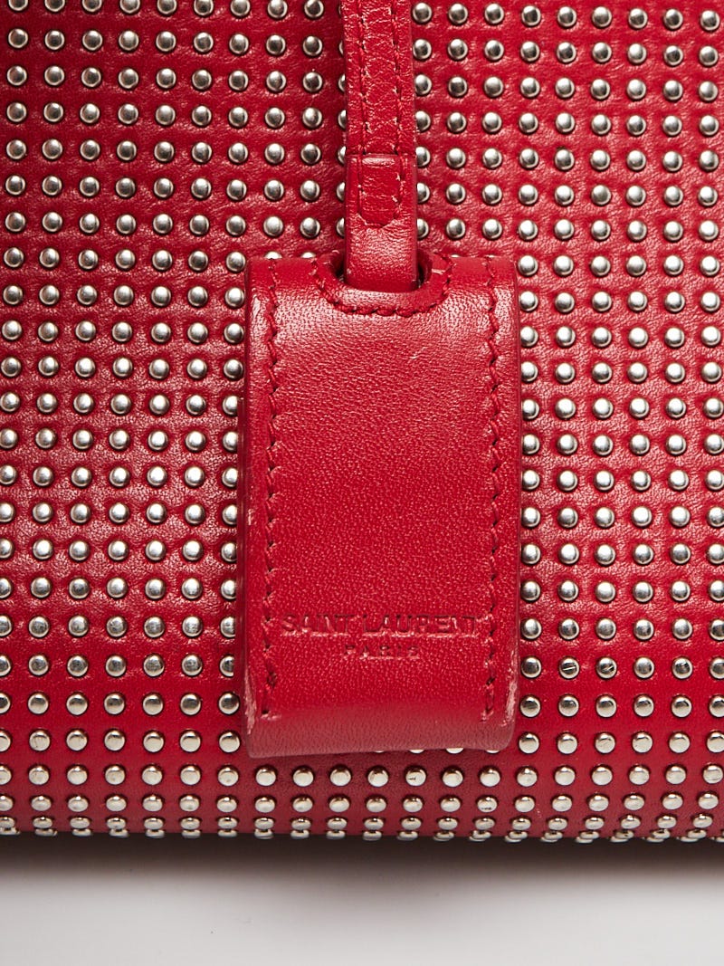 Saint Laurent Baby Embossed Sac de Jour - Red Totes, Handbags - SNT277354
