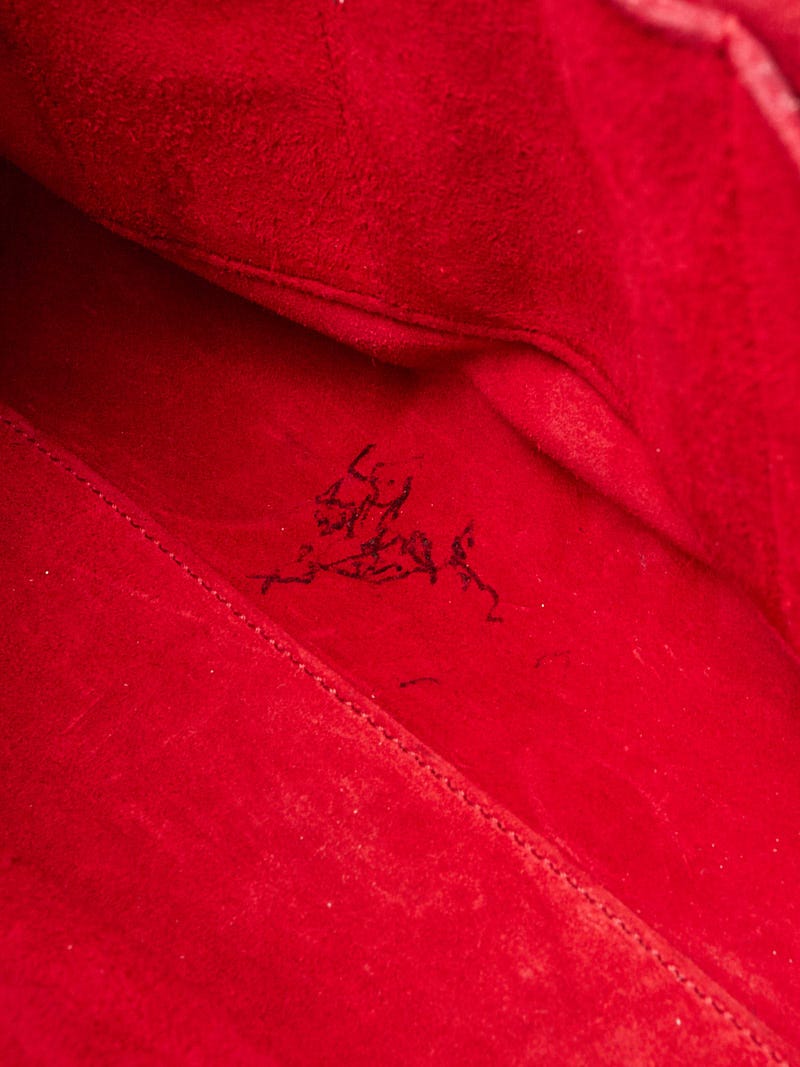 Saint Laurent Red Small Sac De Jour Leather Pony-style calfskin ref.980778  - Joli Closet