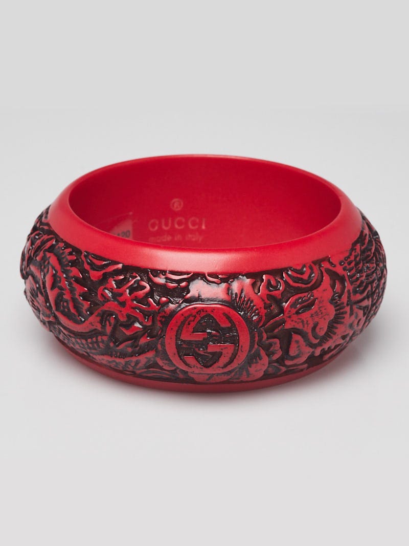 Gucci Carved Resin Bangle Bracelet Free US Shipping - Etsy