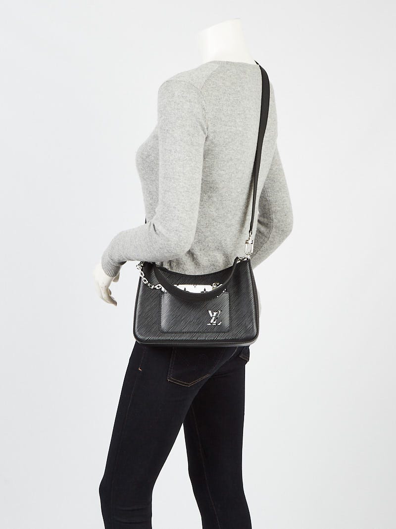 Louis Vuitton Black Epi Marelle Satchel White Leather ref.975974 - Joli  Closet