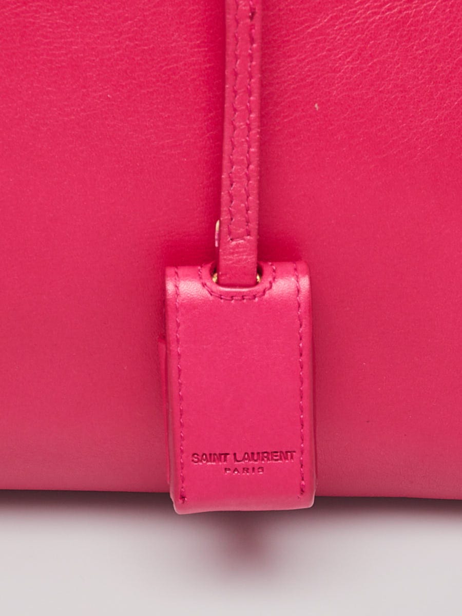 Yves Saint Laurent Pink Leather Ligne Y Crossbody Bag - Yoogi's Closet