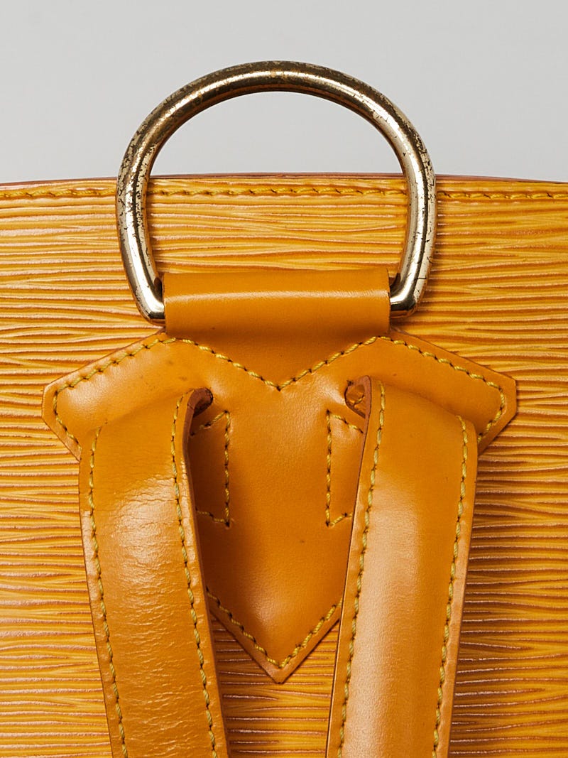 Louis Vuitton Yellow Epi Leather Gobelins Backpack 108lv58