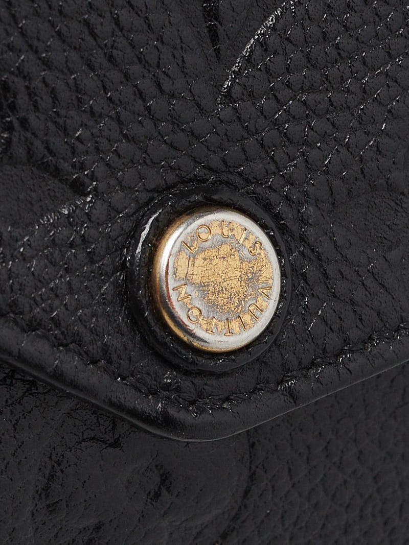 Louis Vuitton Black Monogram Empreinte Leather Felicie GM Pochette 