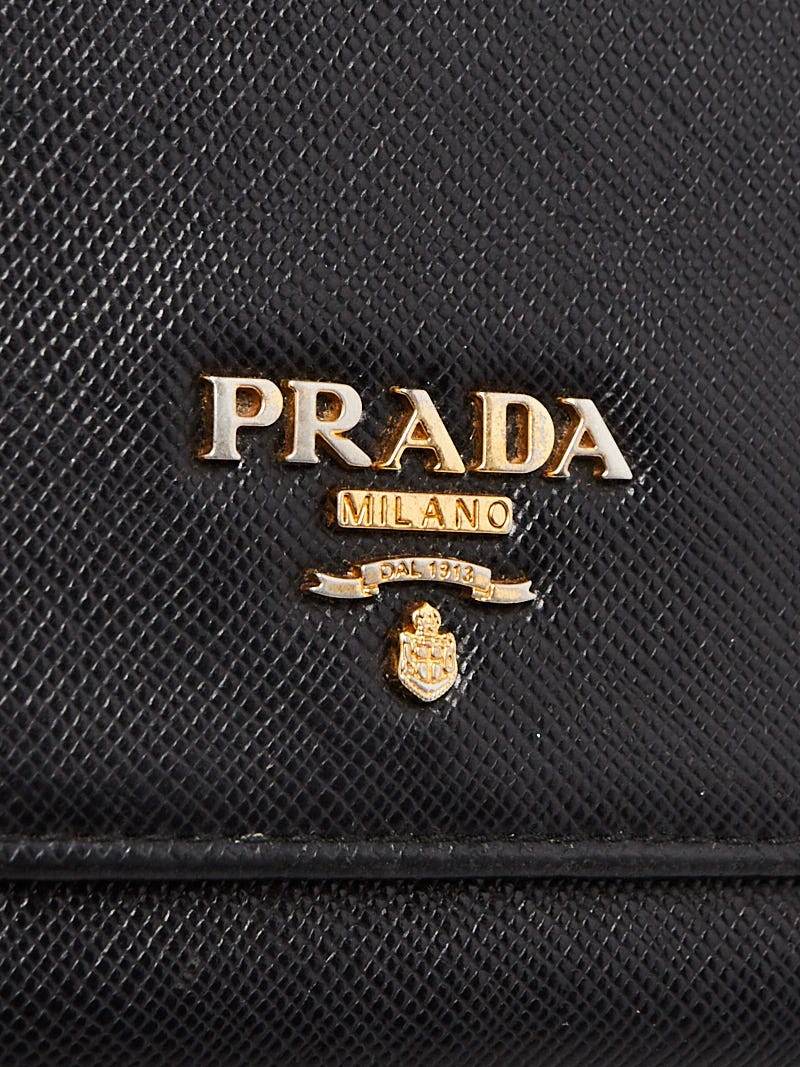 PRADA Saffiano Lux Leather Chain Shoulder Crossbody Bag - 15% OFF