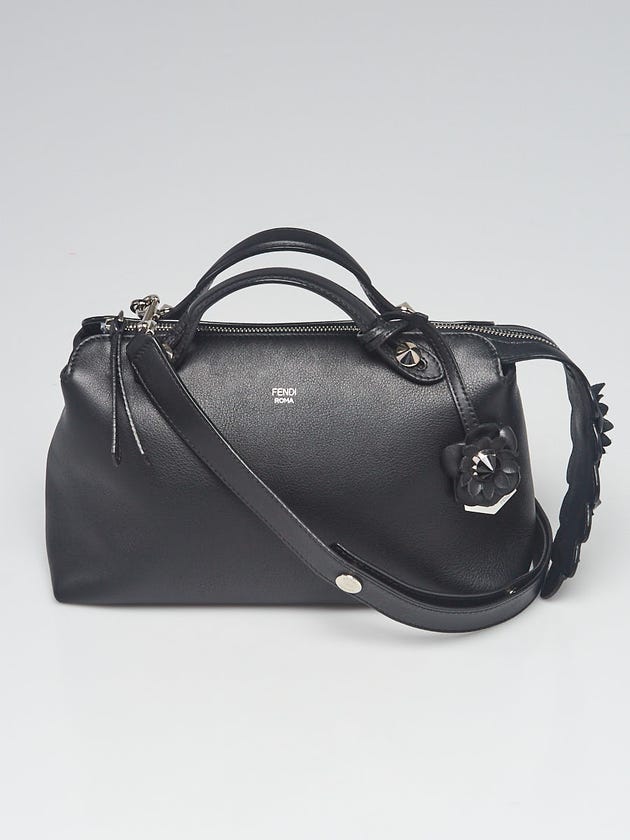 Fendi Light Black Calfskin Leather Small By The Way Bag 8BL124