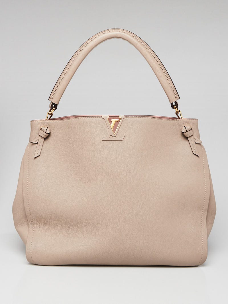 Louis Vuitton Galet Taurillon Leather Tournon Hobo Bag - Yoogi's Closet