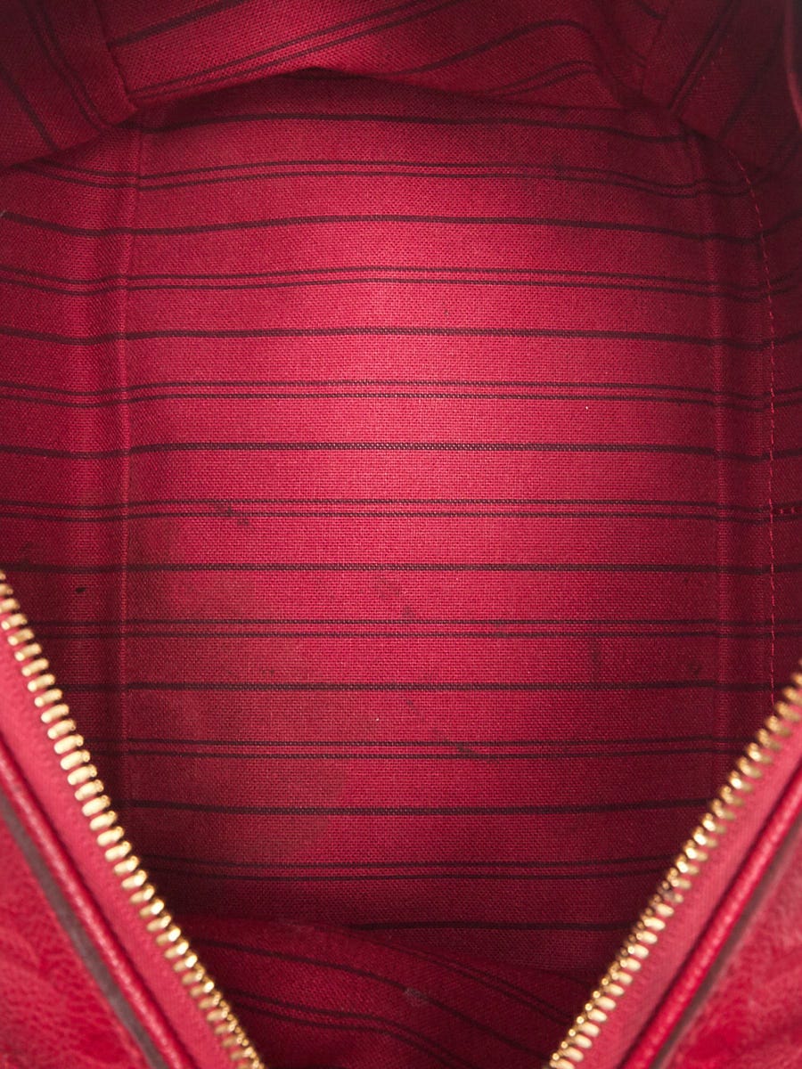 Louis Vuitton Speedy 25 Jaipur imprint shoulder strap Red Leather