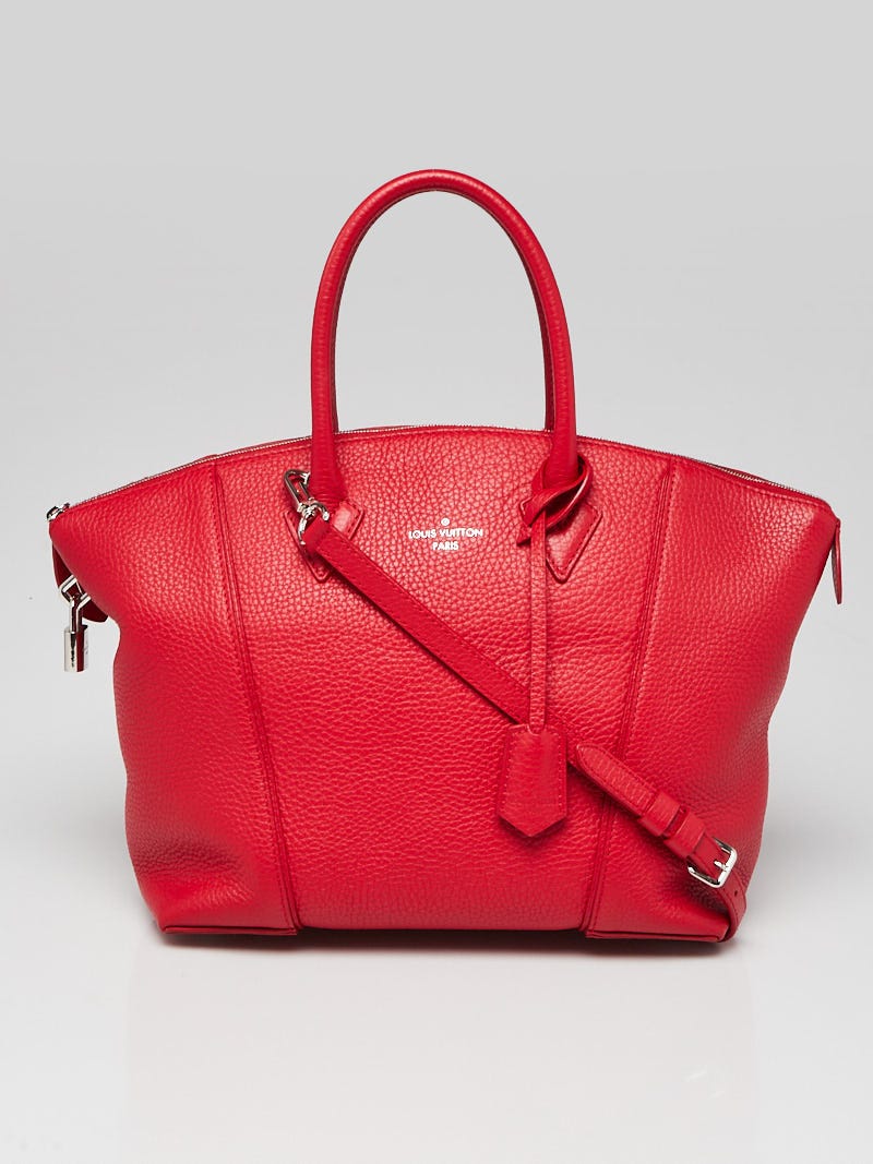 Louis Vuitton Rubis Taurillon Leather Soft Lockit PM Bag | Yoogi's