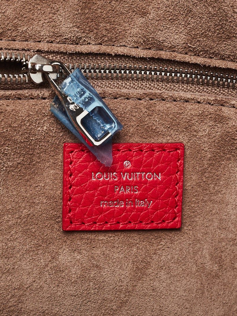 LOUIS VUITTON Soft Lockit PM in Rubis Taurillon Leather - More Than You Can  Imagine